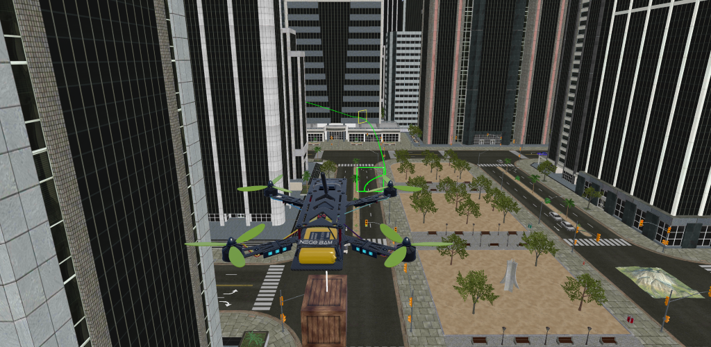 Segunda imagem ilustrativa do tema do jogo Tower Crane Simulator, com obras em curso